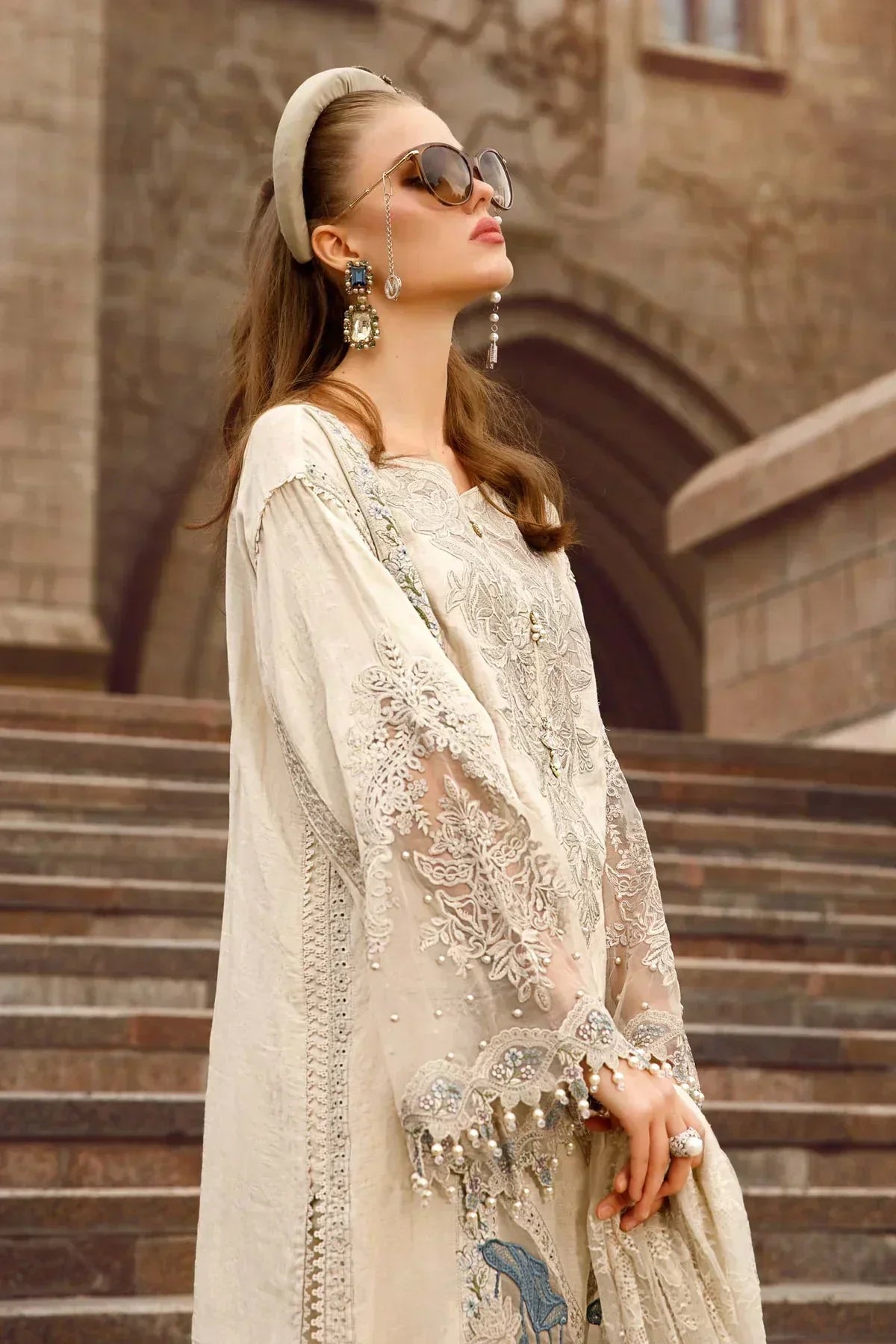 Maria B | Luxury Lawn | D-2307-B - House Of Hania