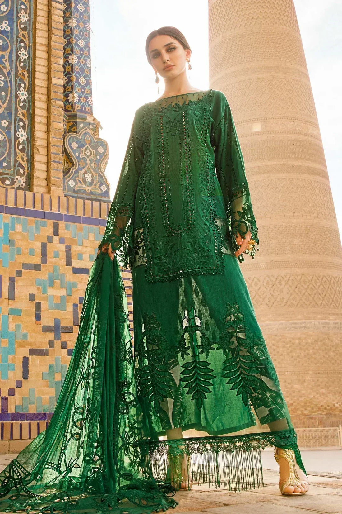 Maria B | Luxury Lawn | D-2310-B - House Of Hania