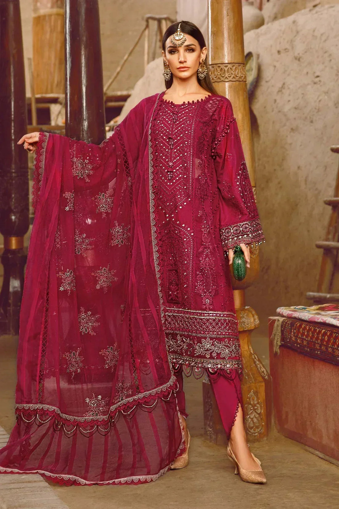 Maria B | Luxury Lawn | D-2311-B - House Of Hania