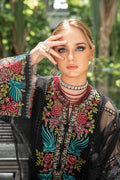 Maria B | Luxury Lawn | EL-23-04-Black - House Of Hania