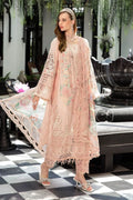 Maria B | Luxury Lawn | EL-23-07-Peach - House Of Hania