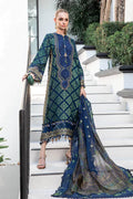 Maria B | Luxury Lawn | EL-23-08-Blue - House Of Hania