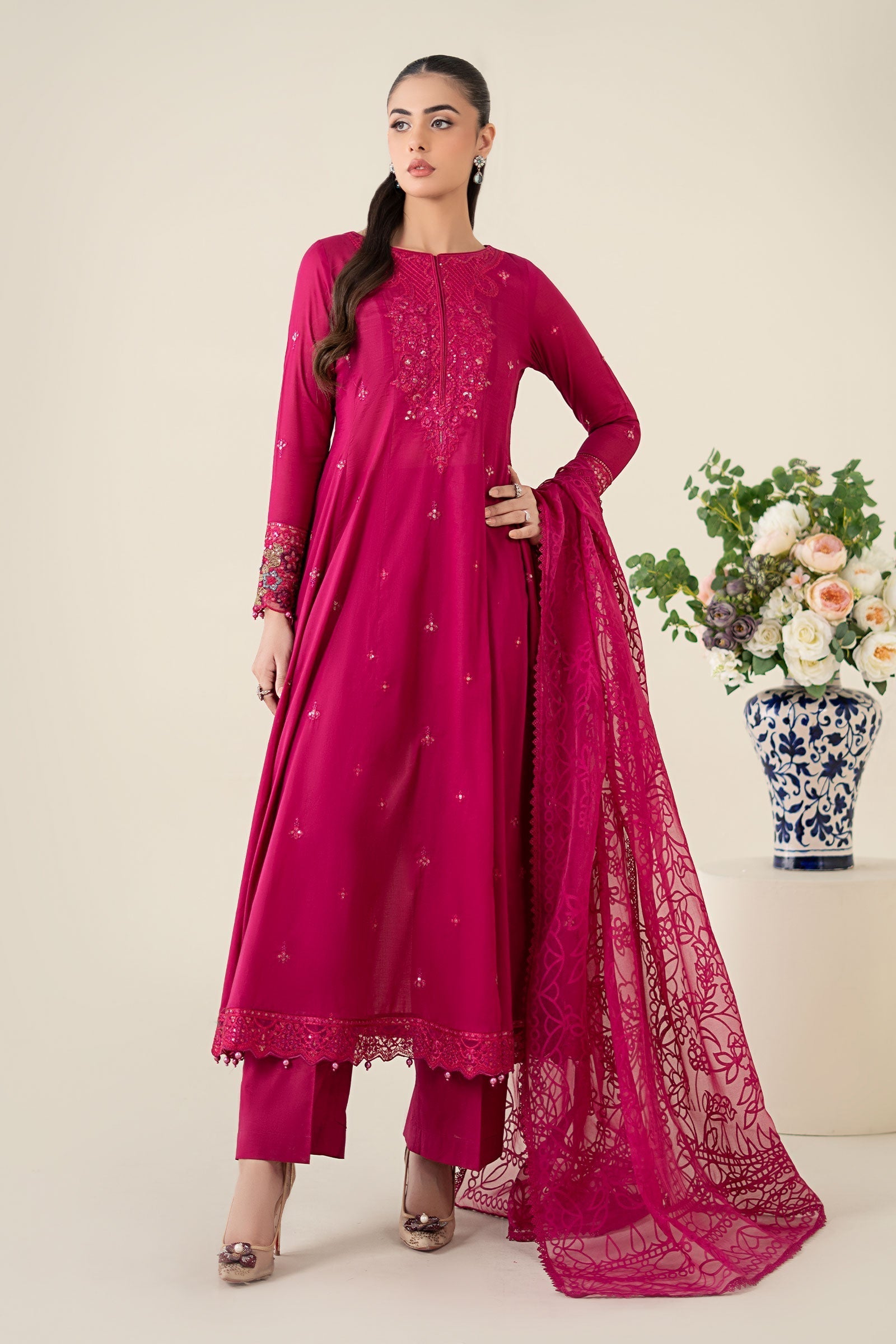 Maria B | Luxury Pret 25 | DW-EA25-08 - House Of Hania