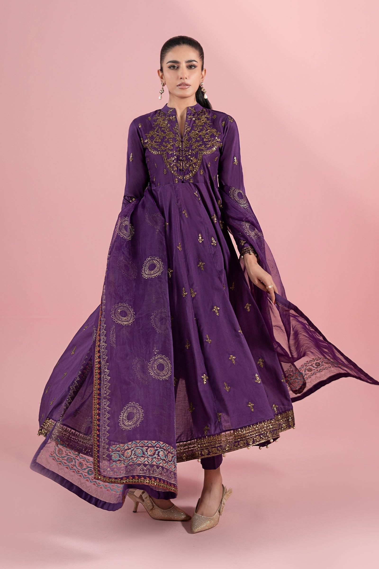 Maria B | Luxury Pret 25 |  DW-EA25-12 - House Of Hania
