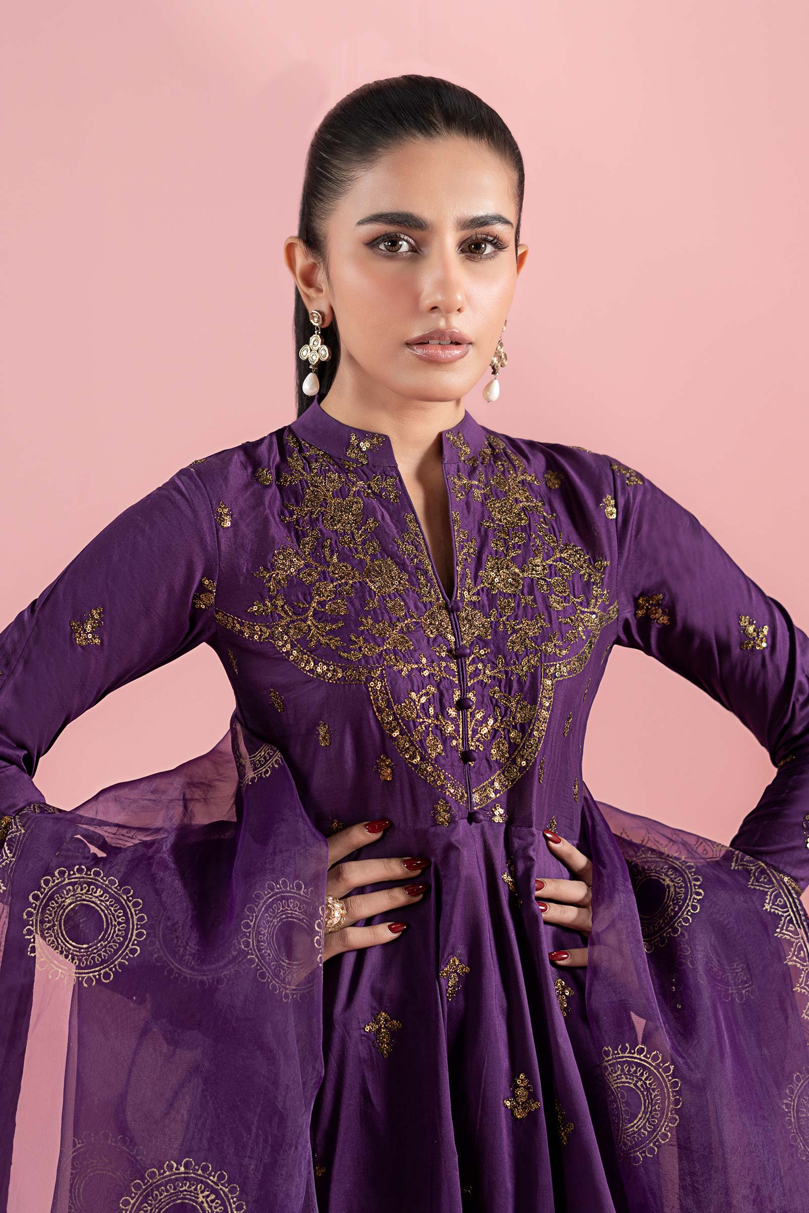 Maria B | Luxury Pret 25 |  DW-EA25-12 - House Of Hania