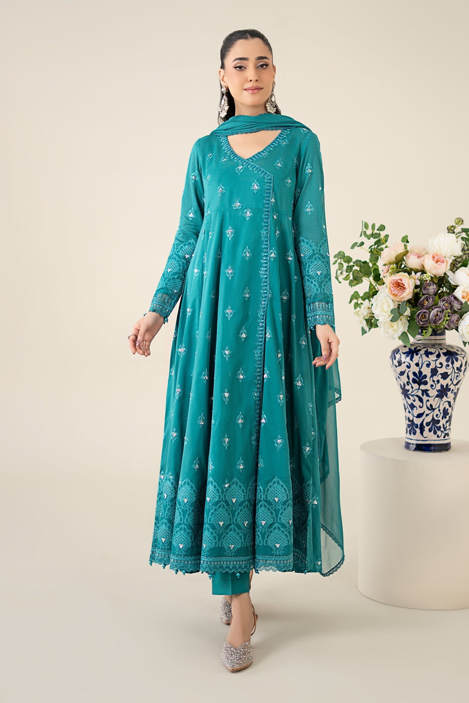 Maria B | Luxury Pret 25 | DW-EA25-61 - House Of Hania