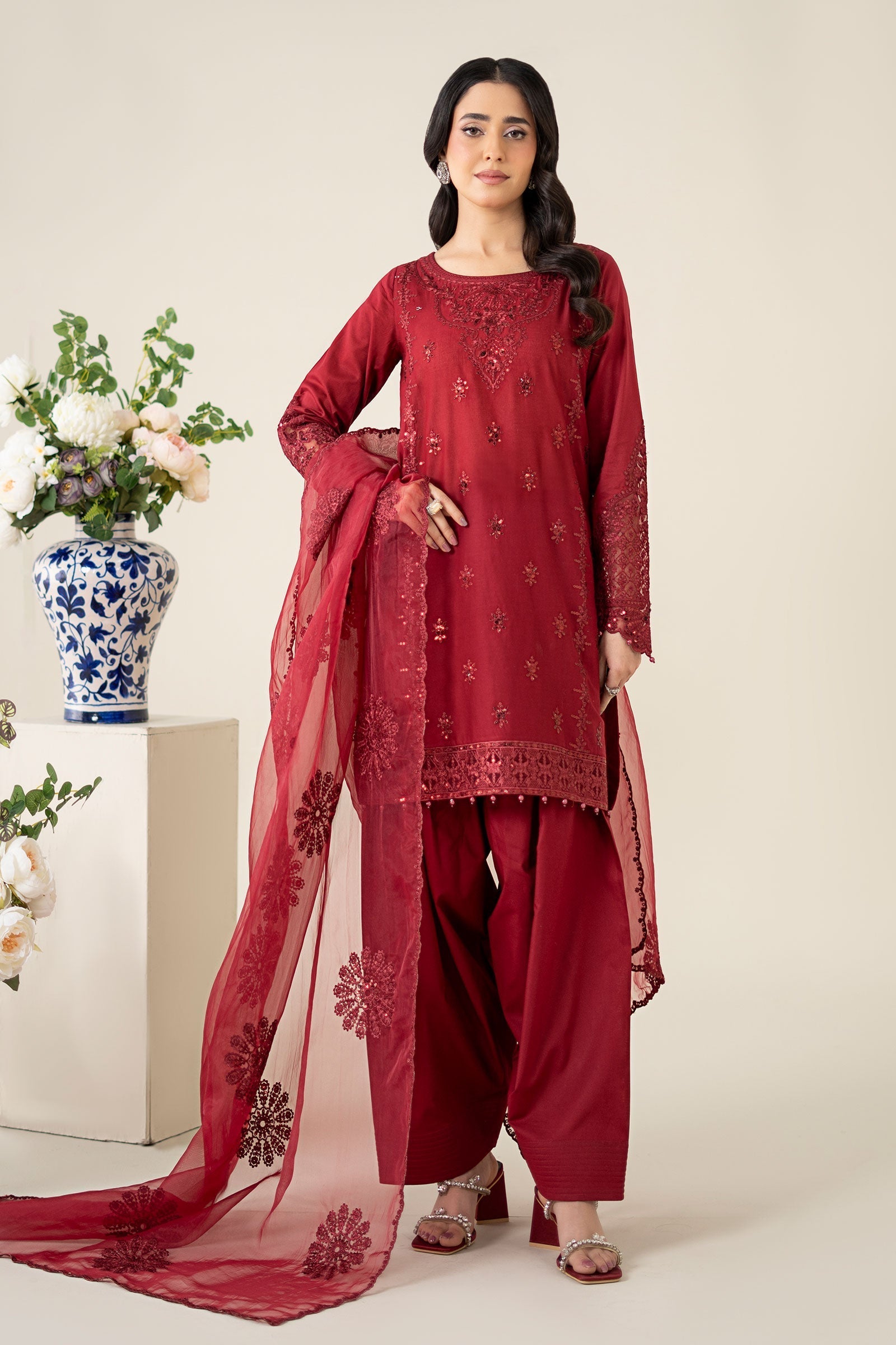 Maria B | Luxury Pret 25 | DW-EA25-68 - House Of Hania