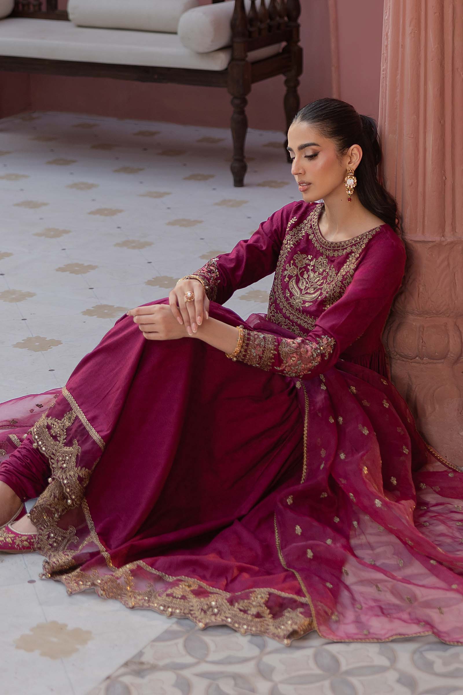 Maria B | Luxury Pret 25 | DW-EF25-43 - House Of Hania