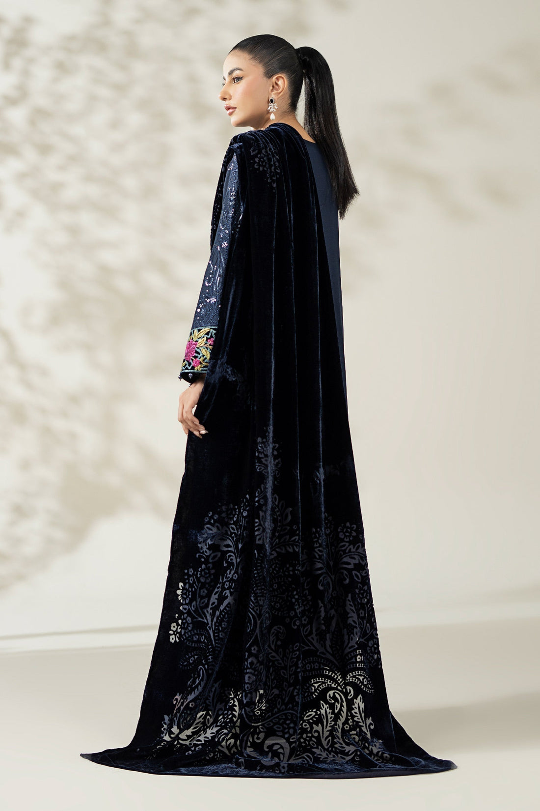 Maria B | Luxury Winte r Pret 25 |DW-W25-20-Blue - House Of Hania