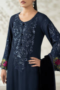 Maria B | Luxury Winte r Pret 25 |DW-W25-20-Blue - House Of Hania