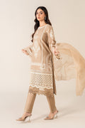 Maria B | Luxury Winter Pret 25 | DW-EA23-26R1-Coffee - House Of Hania