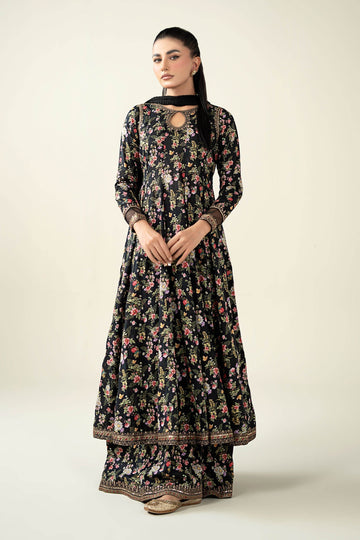 Maria B | Luxury Winter Pret 25 | DW-EA24-81R1-Black - House Of Hania