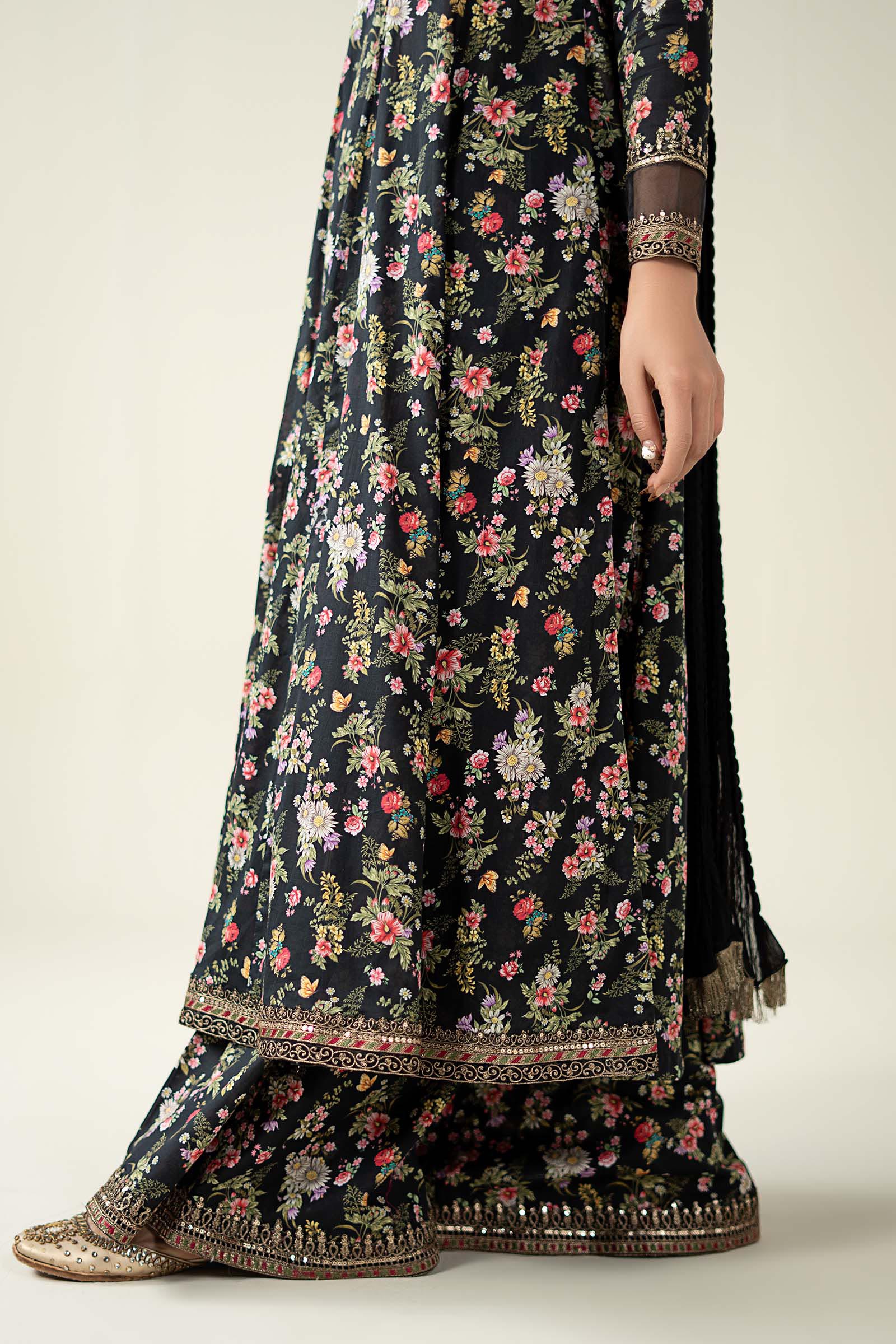 Maria B | Luxury Winter Pret 25 | DW-EA24-81R1-Black - House Of Hania