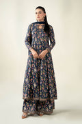 Maria B | Luxury Winter Pret 25 | DW-EA24-81R1-Blue - House Of Hania