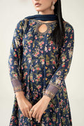Maria B | Luxury Winter Pret 25 | DW-EA24-81R1-Blue - House Of Hania