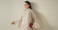 Maria B | Luxury Winter Pret 25 | DW-EA25-123-Off White - House Of Hania