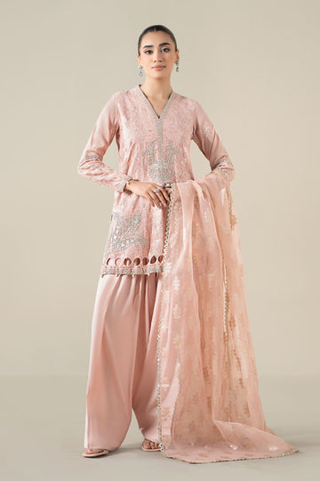Maria B | Luxury Winter Pret 25 | DW-EA25-13-Peach - House Of Hania