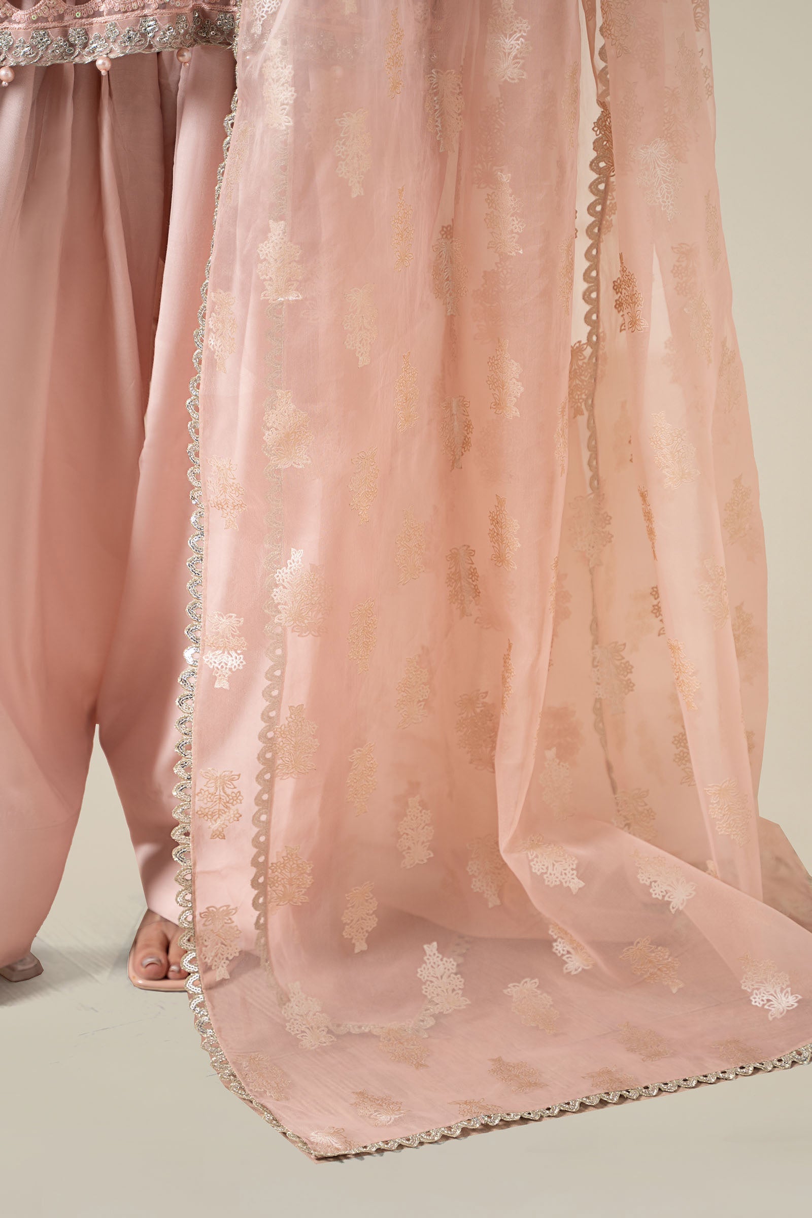 Maria B | Luxury Winter Pret 25 | DW-EA25-13-Peach - House Of Hania