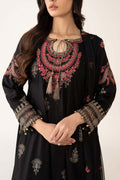 Maria B | Luxury Winter Pret 25 | DW-EF22-13R1-Black - House Of Hania
