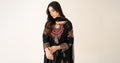 Maria B | Luxury Winter Pret 25 | DW-EF22-13R1-Black - House Of Hania