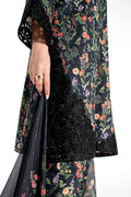 Maria B | Luxury Winter Pret 25 | DW-EF23-71R1-Black - House Of Hania