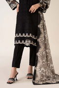 Maria B | Luxury Winter Pret 25 | DW-MN24-10R1-Black - House Of Hania