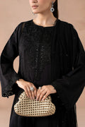 Maria B | Luxury Winter Pret 25 | DW-MN24-12R1-Black - House Of Hania