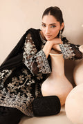 Maria B | Luxury Winter Pret 25 | DW-MN25-03-Black - House Of Hania