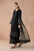 Maria B | Luxury Winter Pret 25 | DW-MN25-11-Black - House Of Hania
