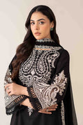 Maria B | Luxury Winter Pret 25 | DW-MN25-12-Black - House Of Hania