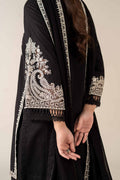 Maria B | Luxury Winter Pret 25 | DW-MN25-12-Black - House Of Hania
