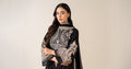 Maria B | Luxury Winter Pret 25 | DW-MN25-12-Black - House Of Hania