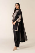 Maria B | Luxury Winter Pret 25 | DW-MN25-12-Black - House Of Hania