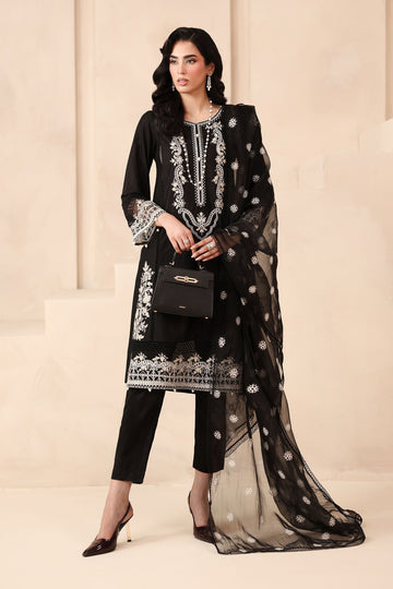 Maria B | Luxury Winter Pret 25 | DW-MN25-13-Black - House Of Hania
