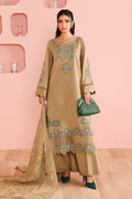 Maria B | Luxury Winter Pret 25 | DW-PF25-03-Coffee - House Of Hania