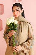 Maria B | Luxury Winter Pret 25 | DW-PF25-03-Coffee - House Of Hania