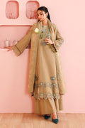 Maria B | Luxury Winter Pret 25 | DW-PF25-03-Coffee - House Of Hania