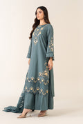 Maria B | Luxury Winter Pret 25 | DW-PF25-03-Tea - House Of Hania