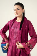 Maria B | Luxury Winter Pret 25 | DW-PF25-23-Magenta - House Of Hania