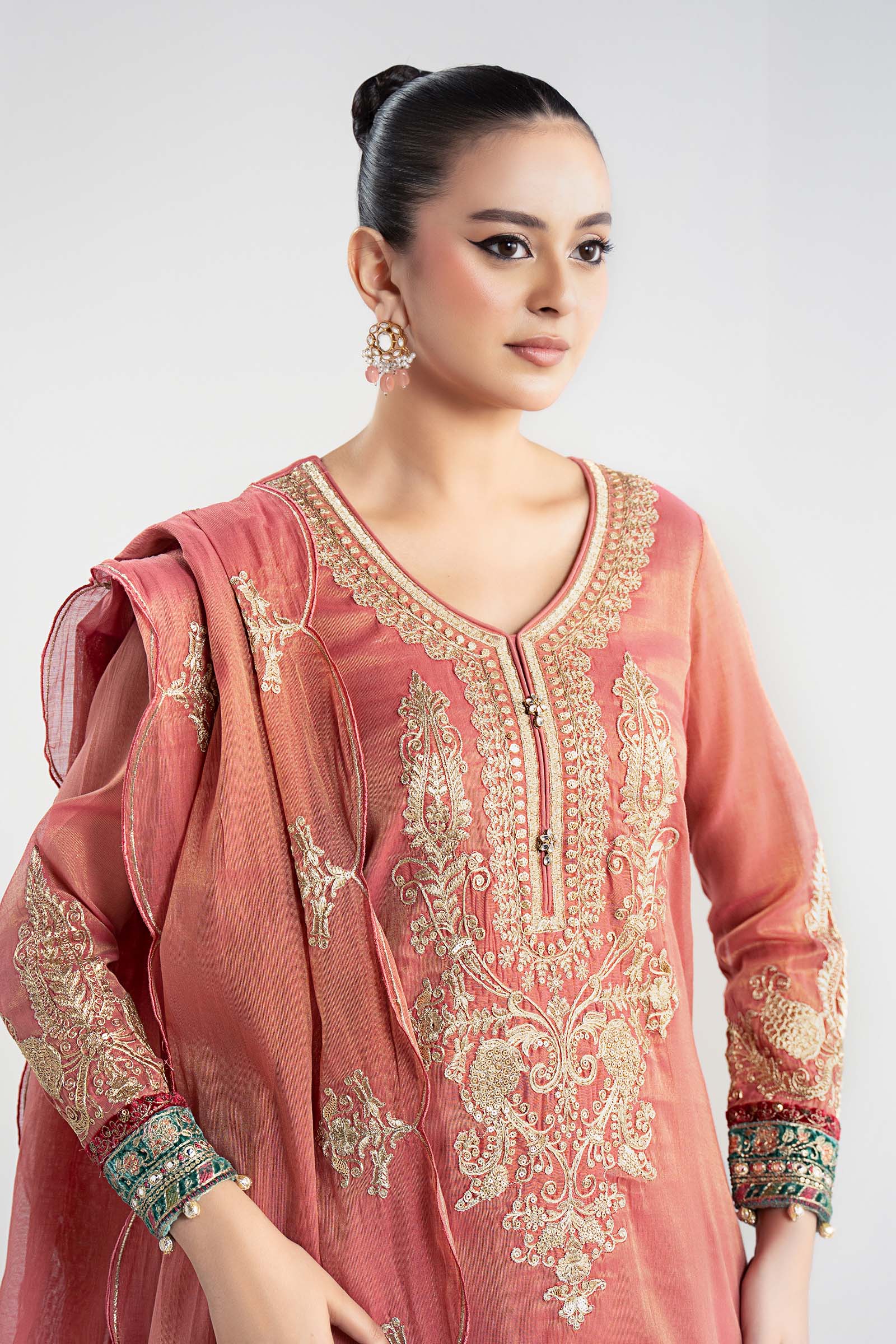 Maria B | Luxury Winter Pret 25 | DW-W25-01-Pink - House Of Hania