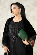 Maria B | Luxury Winter Pret 25 | DW-W25-20-Black - House Of Hania
