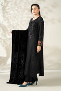 Maria B | Luxury Winter Pret 25 | DW-W25-20-Black - House Of Hania