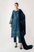 Maria B | Luxury Winter Pret 25 | DW-W25-24-Teal - House Of Hania