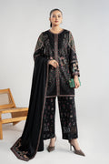 Maria B | Luxury Winter Pret 25 | DW-W25-35-Black - House Of Hania