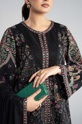 Maria B | Luxury Winter Pret 25 | DW-W25-35-Black - House Of Hania