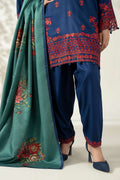 Maria B | Luxury Winter Pret 25 | DW-W25-46-Blue - House Of Hania
