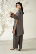 Maria B | Luxury Winter Pret 25 | DW-W25-49-Grey - House Of Hania