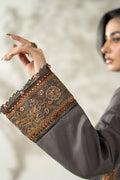 Maria B | Luxury Winter Pret 25 | DW-W25-49-Grey - House Of Hania