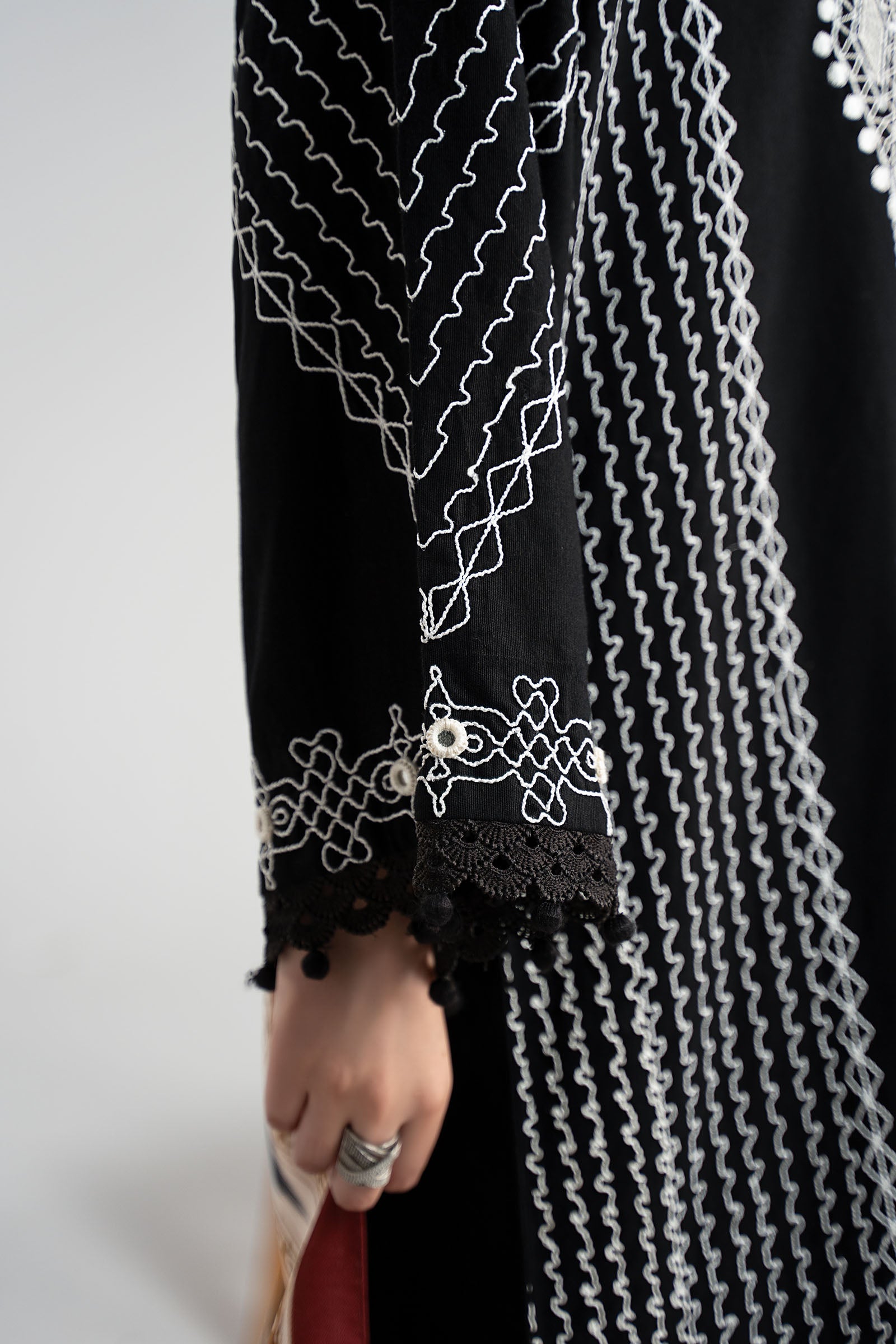 Maria B | Luxury Winter Pret 25 | DW-W25-51-Black - House Of Hania