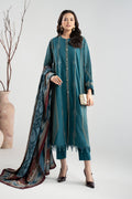 Maria B | Luxury Winter Pret 25 | DW-W25-51-Blue - House Of Hania